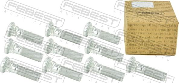 Febest 0284-004-PCS10 - Болт кріплення колеса autozip.com.ua
