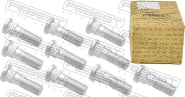Febest 0284-002-PCS10 - Болт кріплення колеса autozip.com.ua