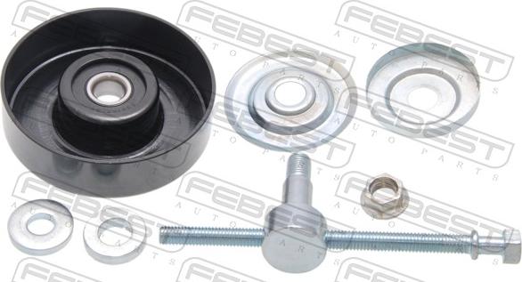 Febest 0287-V36 - Паразитний / провідний ролик, поліклиновий ремінь autozip.com.ua