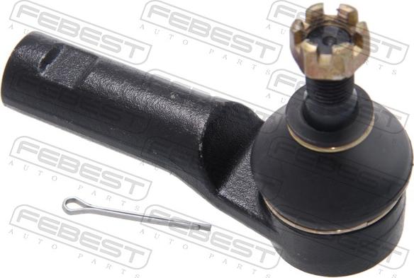 Febest 0221-P12 - Наконечник рульової тяги, кульовий шарнір autozip.com.ua