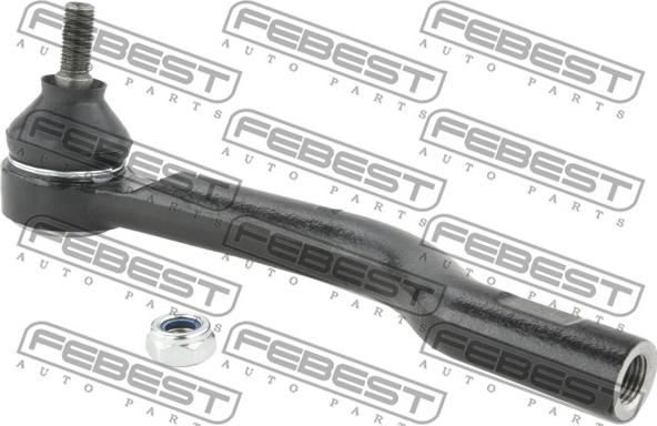 Febest 0221-T32LH - Наконечник рульової тяги, кульовий шарнір autozip.com.ua