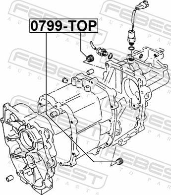 Febest 0799-TOP - Різьбова пробка, масляний піддон autozip.com.ua