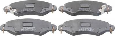 Febest 0701-WRF - Гальмівні колодки, дискові гальма autozip.com.ua