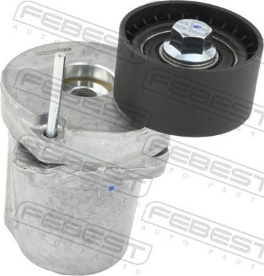 Febest 1990-N47D20 - Натягувач ременя, клинові зуб. autozip.com.ua