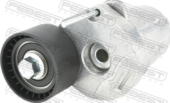 Febest 1990-N57 - Натягувач ременя, клинові зуб. autozip.com.ua