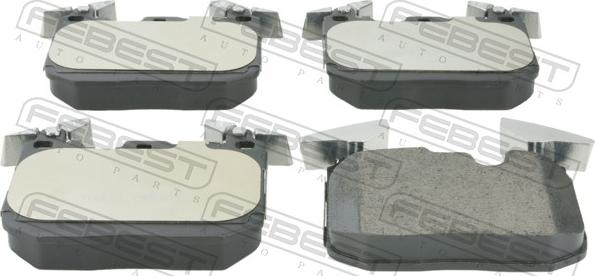 Febest 1901-F20F - Гальмівні колодки, дискові гальма autozip.com.ua
