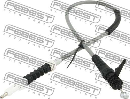 Febest 19104-E70F - Трос, замок дверей autozip.com.ua