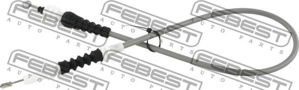 Febest 19104-F30F - Трос, замок дверей autozip.com.ua