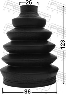 Febest 1917P-E70 - Пильник, приводний вал autozip.com.ua