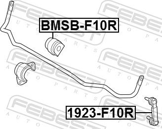 Febest 1923-F10R - Тяга / стійка, стабілізатор autozip.com.ua