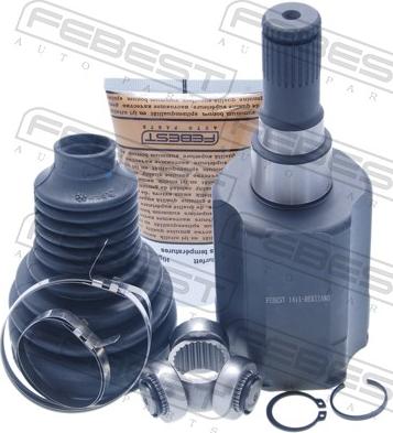 Febest 1411-REXIIAWD - Шарнір, ШРУС, приводний вал autozip.com.ua