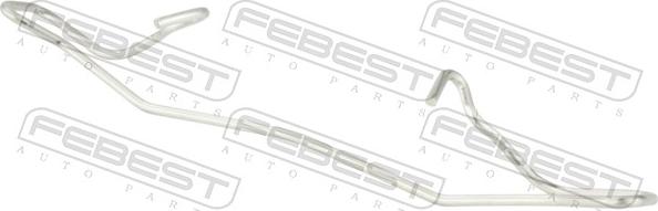 Febest 1603-001 - Пружина, колодки дискового гальма autozip.com.ua