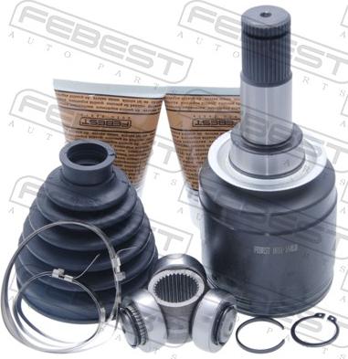 Febest 1611-164LH - Шарнір, ШРУС, приводний вал autozip.com.ua