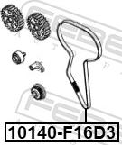 Febest 10140-F16D3 - Ремінь ГРМ autozip.com.ua
