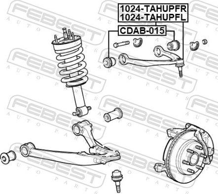 Febest 1024-TAHUPFL - Важіль незалежної підвіски колеса autozip.com.ua