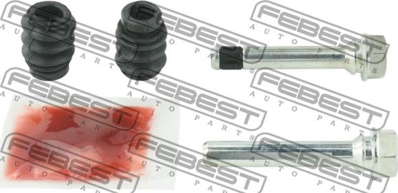 Febest 1074-C100F-KIT - Направляючий болт, корпус скоби гальма autozip.com.ua