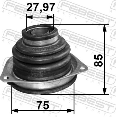 Febest 1815-VIVARLH-KIT - Пильник, приводний вал autozip.com.ua