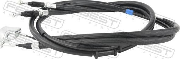 Febest 18100-ASHH - Трос, гальмівна система autozip.com.ua