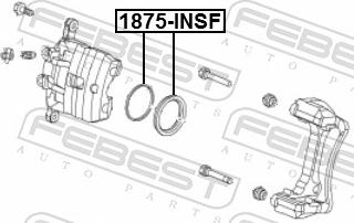 Febest 1875-INSF - Ремкомплект, гальмівний супорт autozip.com.ua