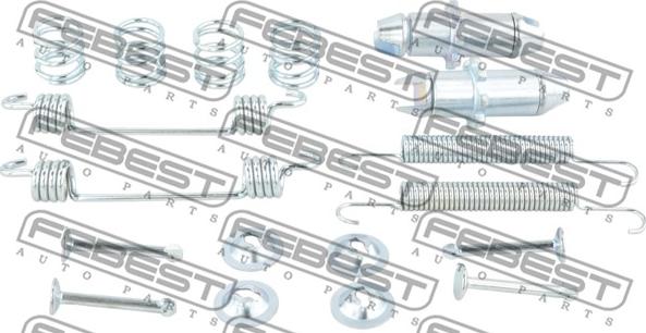 Febest 1204-TUC2WDR-KIT - Комплектуючі, гальмівна система autozip.com.ua