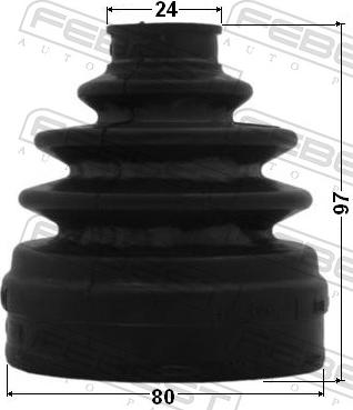 Febest 1215-IX35RH - Пильник, приводний вал autozip.com.ua