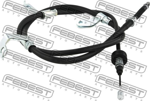 Febest 12100-SBDISCLH - Трос, гальмівна система autozip.com.ua