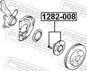 Febest 1282-008 - Маточина колеса autozip.com.ua