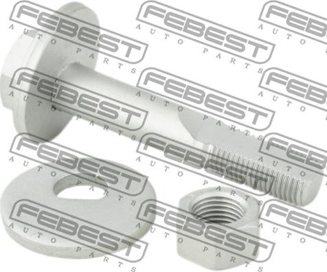 Febest 1229-004-KIT - Болт регулювання розвалу коліс autozip.com.ua