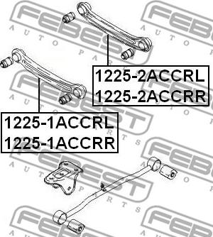 Febest 1225-1ACCRR - Важіль незалежної підвіски колеса autozip.com.ua