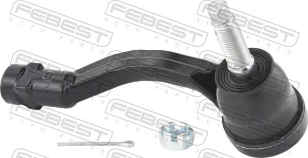 Febest 1221-IKLH - Наконечник рульової тяги, кульовий шарнір autozip.com.ua