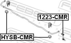 Febest HYSB-CMR - Втулка, стабілізатор autozip.com.ua