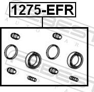 Febest 1275-EFR - Ремкомплект, гальмівний супорт autozip.com.ua