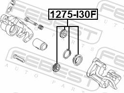 Febest 1275-I30F - Ремкомплект, гальмівний супорт autozip.com.ua