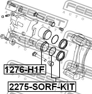 Febest 1276-H1F - Поршень суппорта передн. HYUNDAI SANTA FE CM 2006-2012 пр-во FEBEST autozip.com.ua