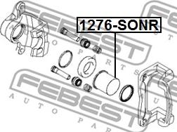 Febest 1276-SONR - ПОРШЕНЬ СУПОРТА ГАЛЬМІВНОГО ЗАДНЬОГО autozip.com.ua