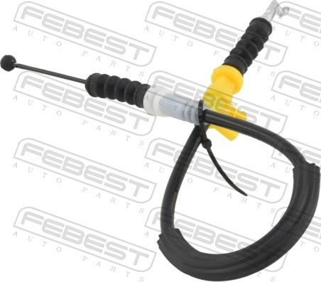 Febest 17104-B8 - Трос, замок дверей autozip.com.ua