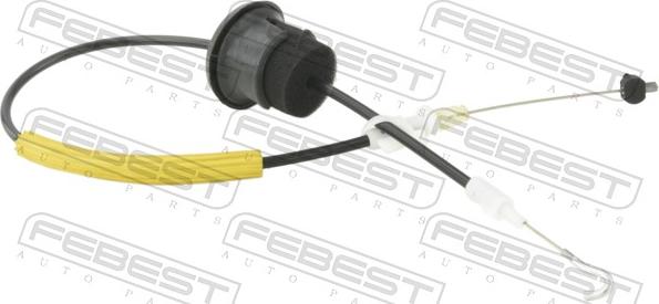 Febest 17104-Q58RF - Трос, замок дверей autozip.com.ua