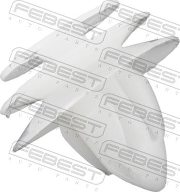 Febest 88570-038 - Зажим, молдинг / захисна накладка autozip.com.ua