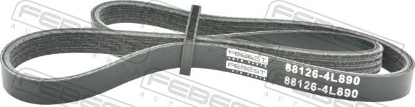 Febest 88126-4L890 - Поліклиновий ремінь autozip.com.ua
