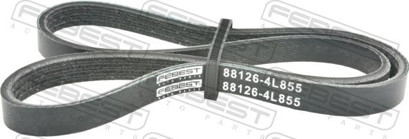 Febest 88126-4L855 - Поліклиновий ремінь autozip.com.ua