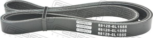 Febest 88128-6L1555 - Поліклиновий ремінь autozip.com.ua