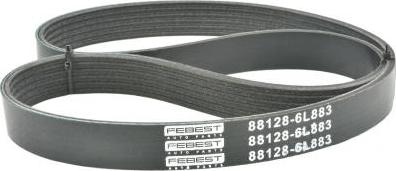 Febest 88128-6L883 - Поліклиновий ремінь autozip.com.ua