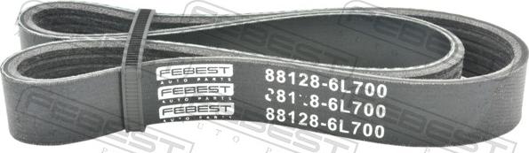 Febest 88128-6L700 - Поліклиновий ремінь autozip.com.ua