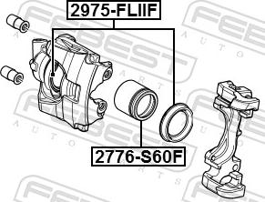 Febest 2975-FLIIF - Ремкомплект, гальмівний супорт autozip.com.ua