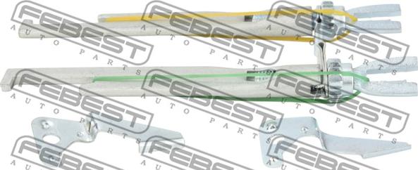 Febest 2404-SAN8TR - Регулятор, барабанне гальмо autozip.com.ua