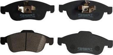 Febest 2401-CAPTF - Гальмівні колодки, дискові гальма autozip.com.ua