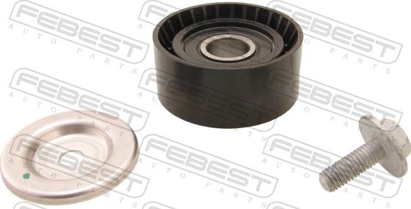 Febest 2487-001 - Паразитний / провідний ролик, поліклиновий ремінь autozip.com.ua