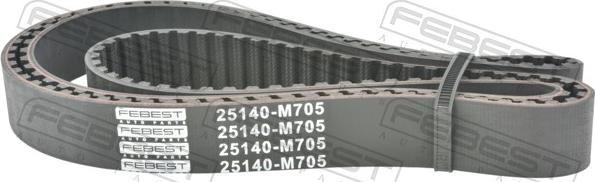 Febest 25140-M705 - Ремінь ГРМ autozip.com.ua