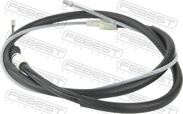 Febest 25100-C4 - Трос, гальмівна система autozip.com.ua