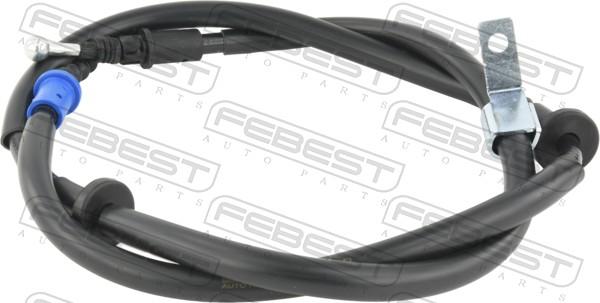 Febest 25100-K0R - Трос, гальмівна система autozip.com.ua